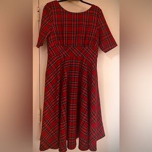 Brand NWT- Hell Bunny Irvine 50s Scottish Tartan Dress